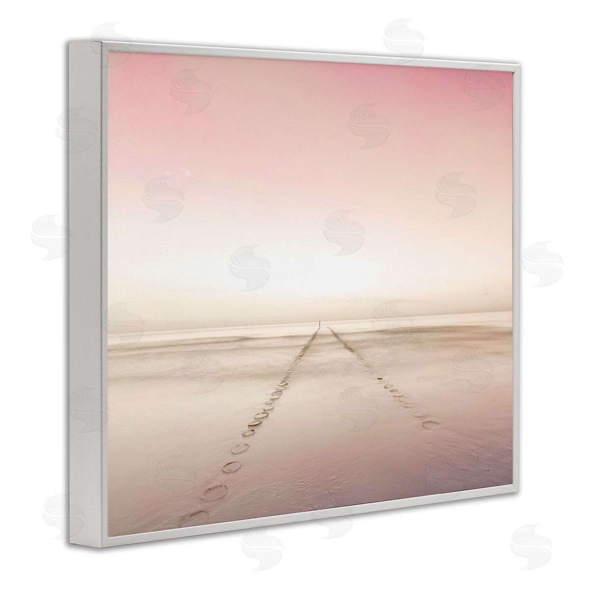 Kim Allen Water Pathway Footsteps Beach Sunset Horizon 
