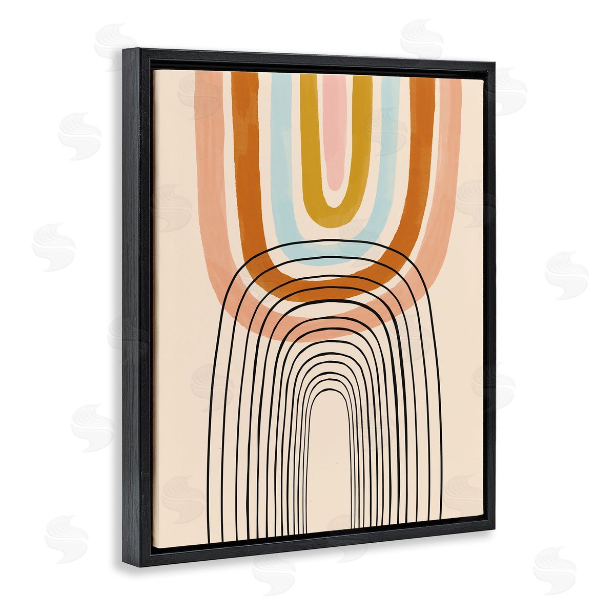 Lisa Barlow Playful Rainbow Reflection Asymmetrical Linework