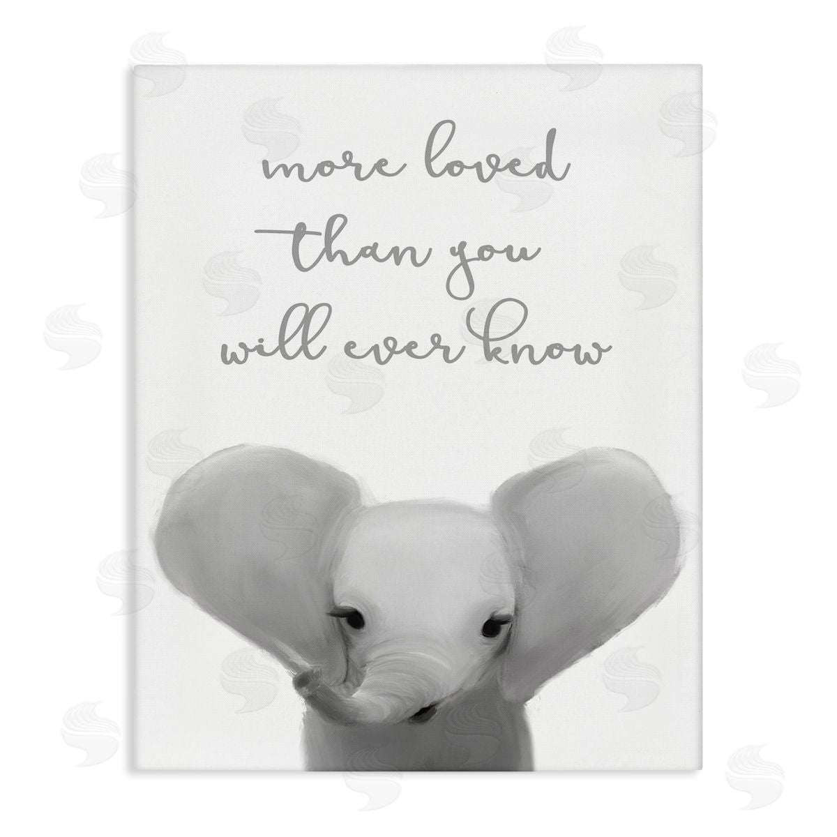 Leah Straatsma More Loved Than You Will Ever Know Cute Elephant