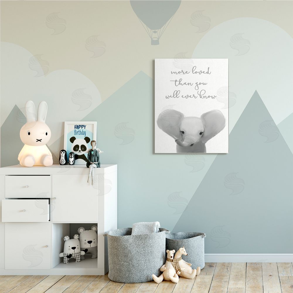 Leah Straatsma More Loved Than You Will Ever Know Cute Elephant