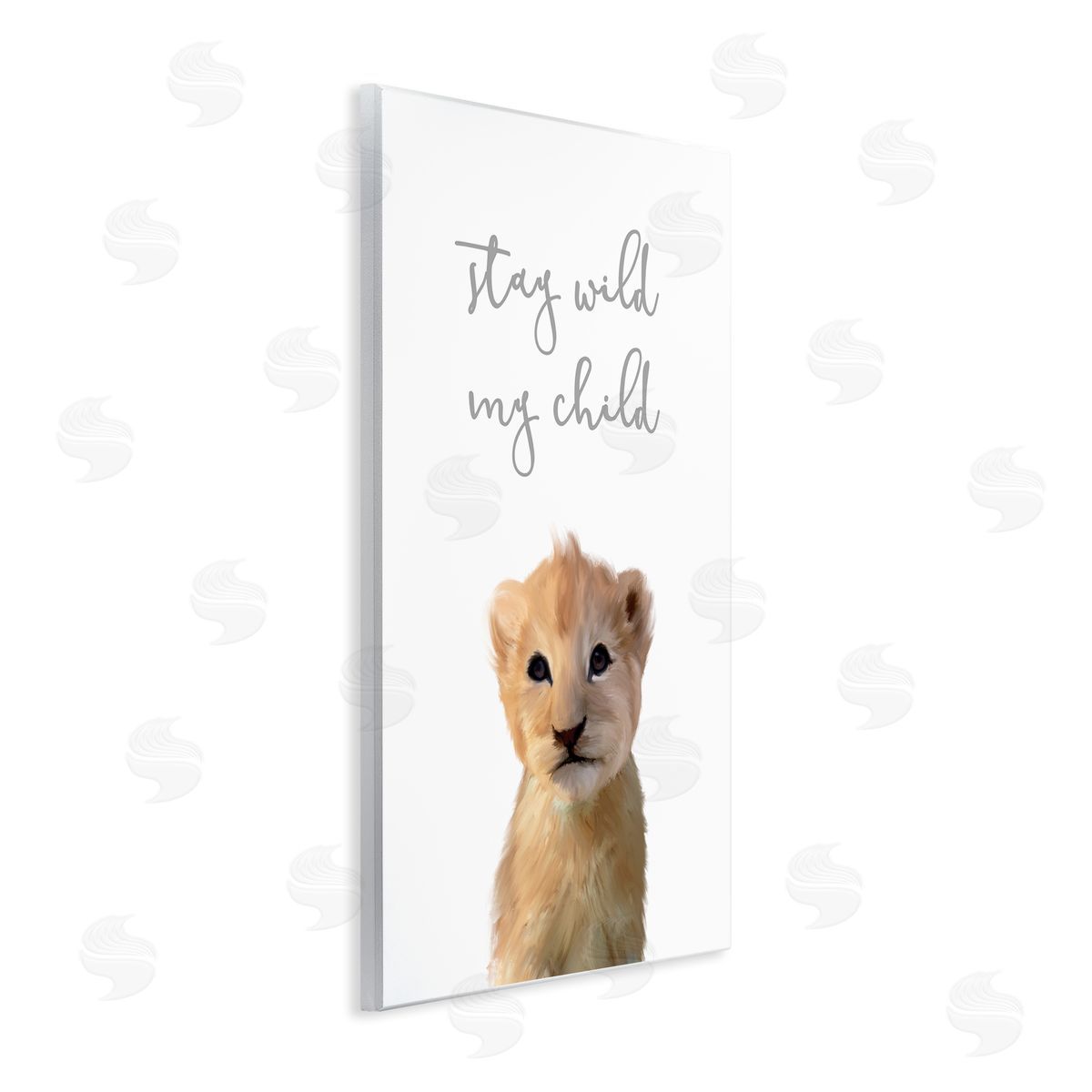 Leah Straatsma Stay Wild Phrase fr_sideiendly Safari Lion Cub