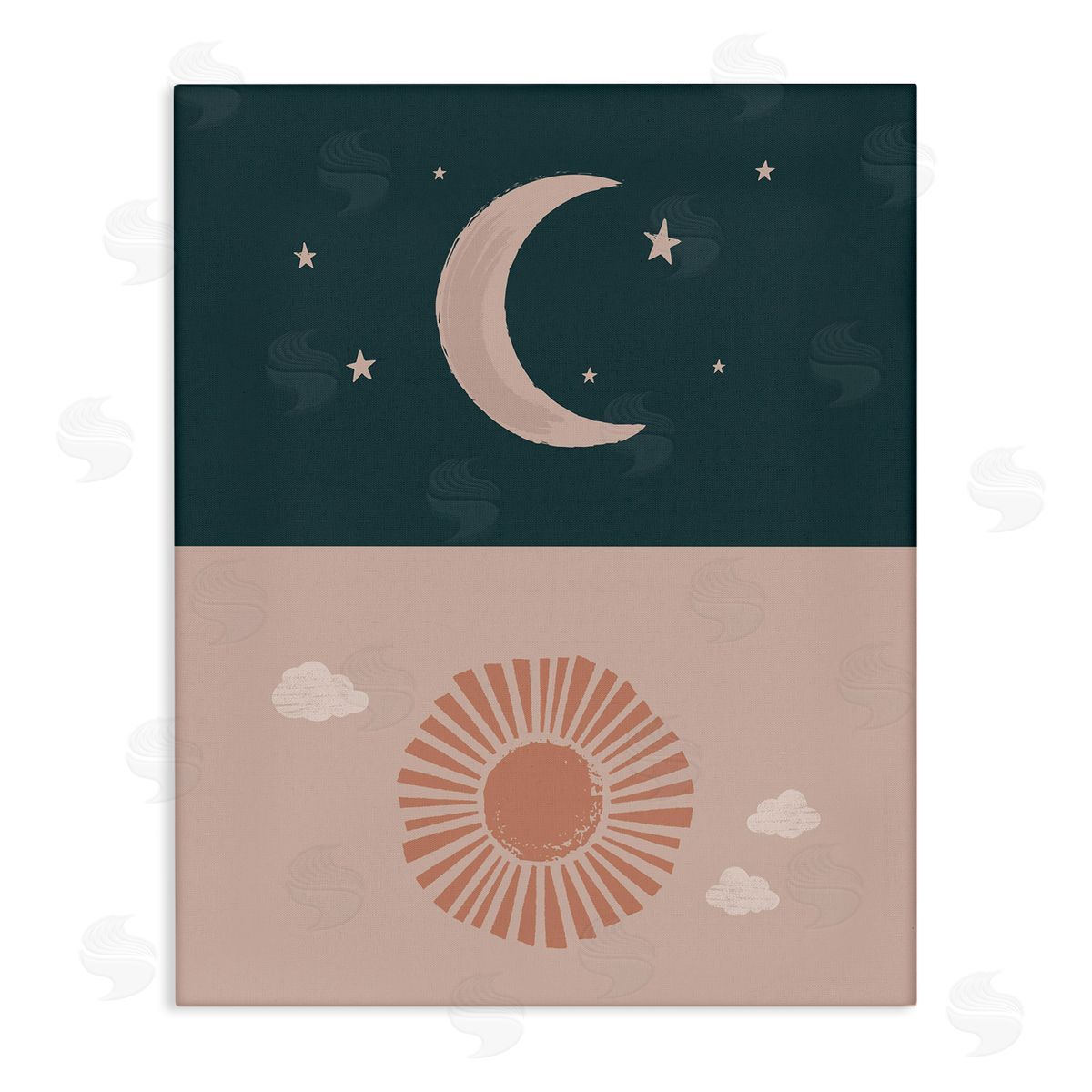 Lisa Perry Whitebutton Night Sky over Sunny Day Muted Tones