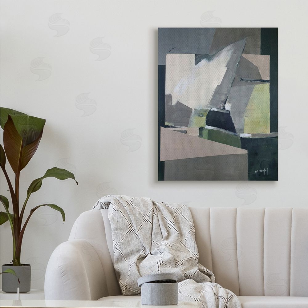 Fanou Montel Abstraction Antique Montel Modern Neutral Tones