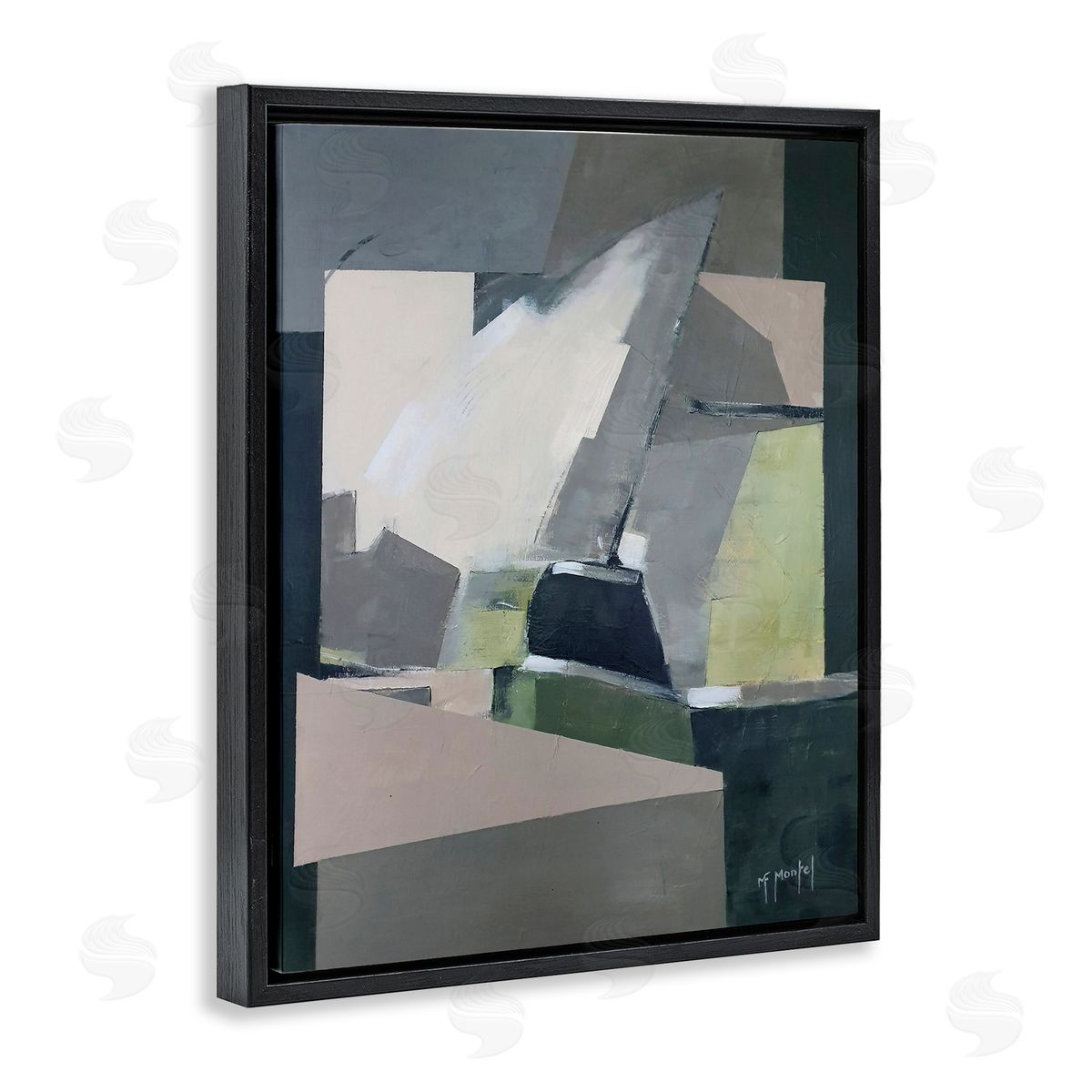 Fanou Montel Abstraction Antique Montel Modern Neutral Tones