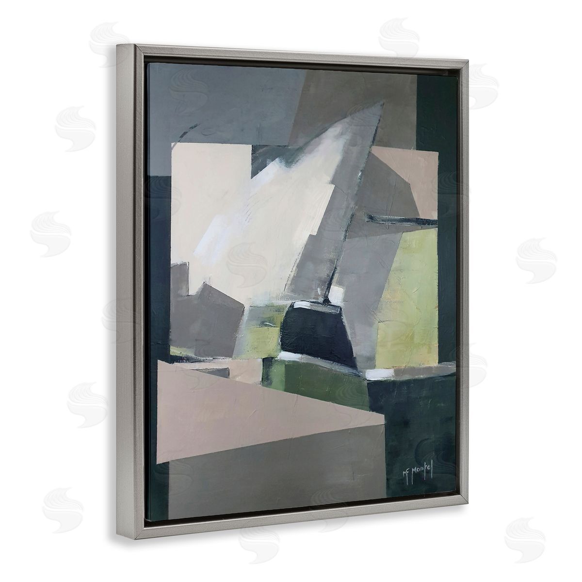 Fanou Montel Abstraction Antique Montel Modern Neutral Tones