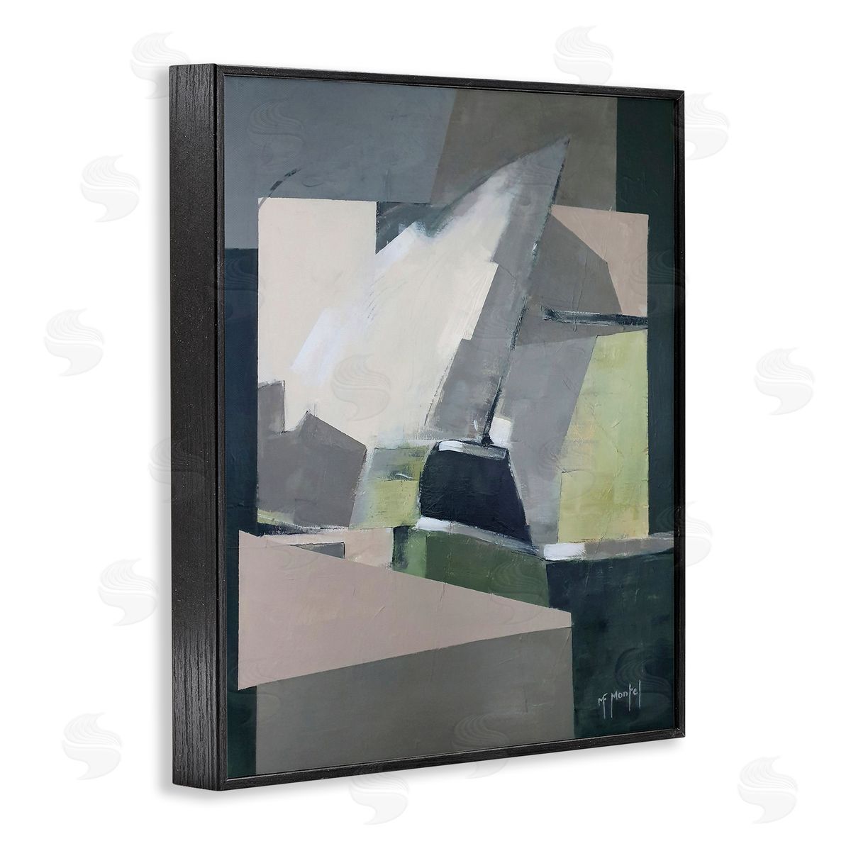 Fanou Montel Abstraction Antique Montel Modern Neutral Tones