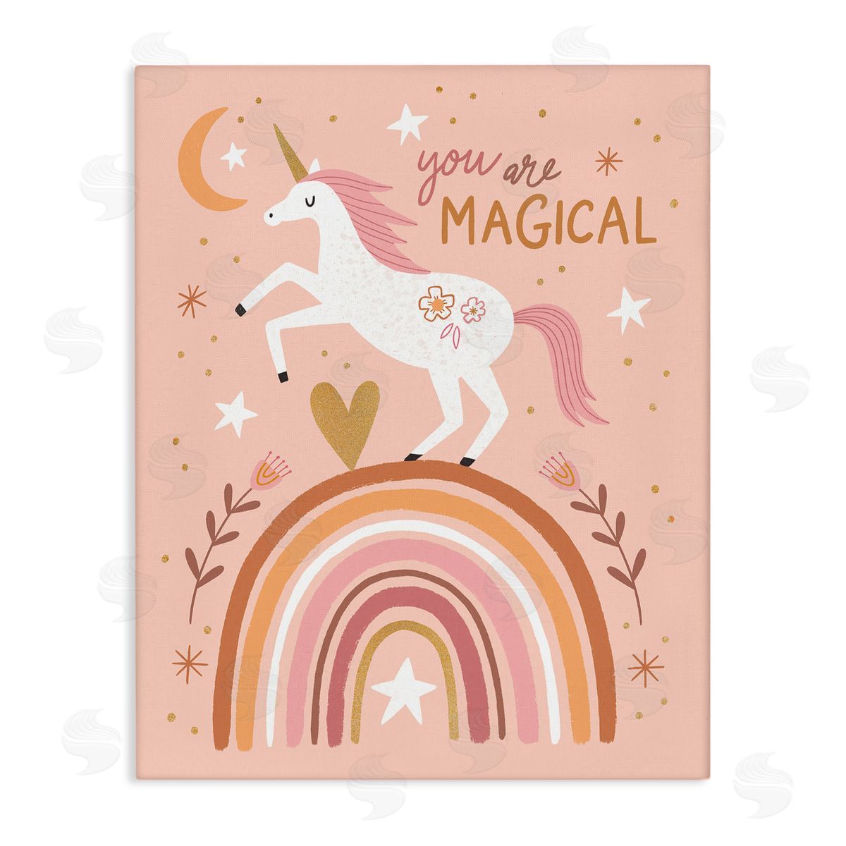 Nina Seven You Are Magical Inspirational Pink Unicorn Rainbow