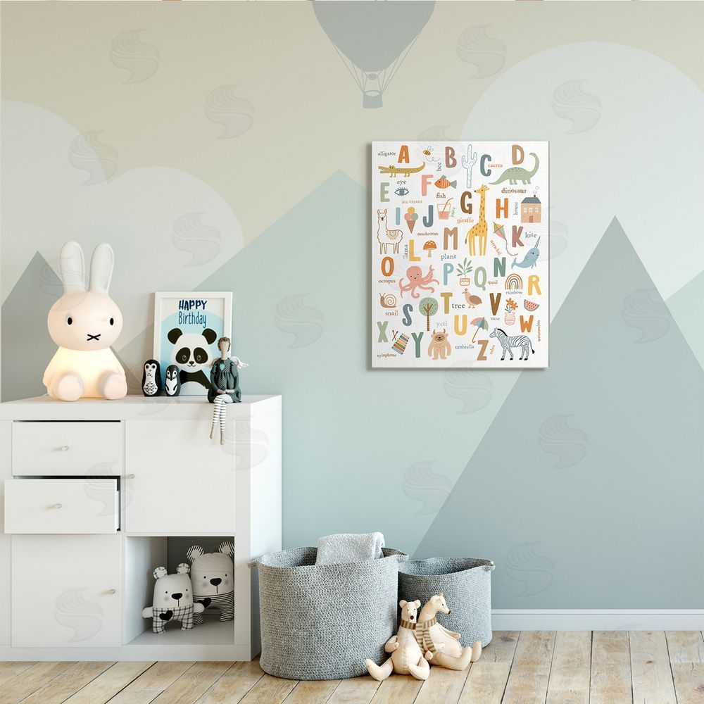 Nina Seven Fun Educational ABC Chart Cute Animals 