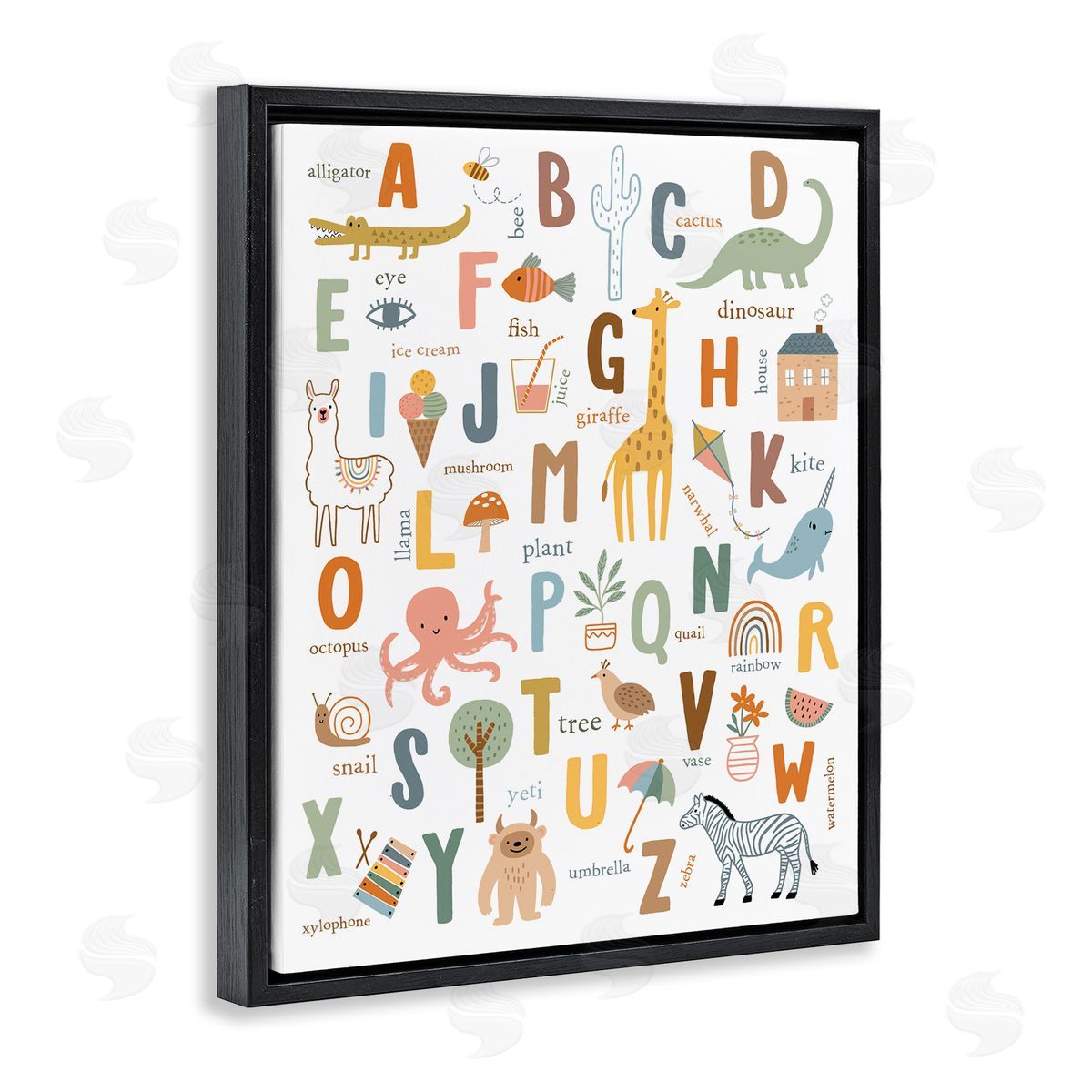 Nina Seven Fun Educational ABC Chart Cute Animals 