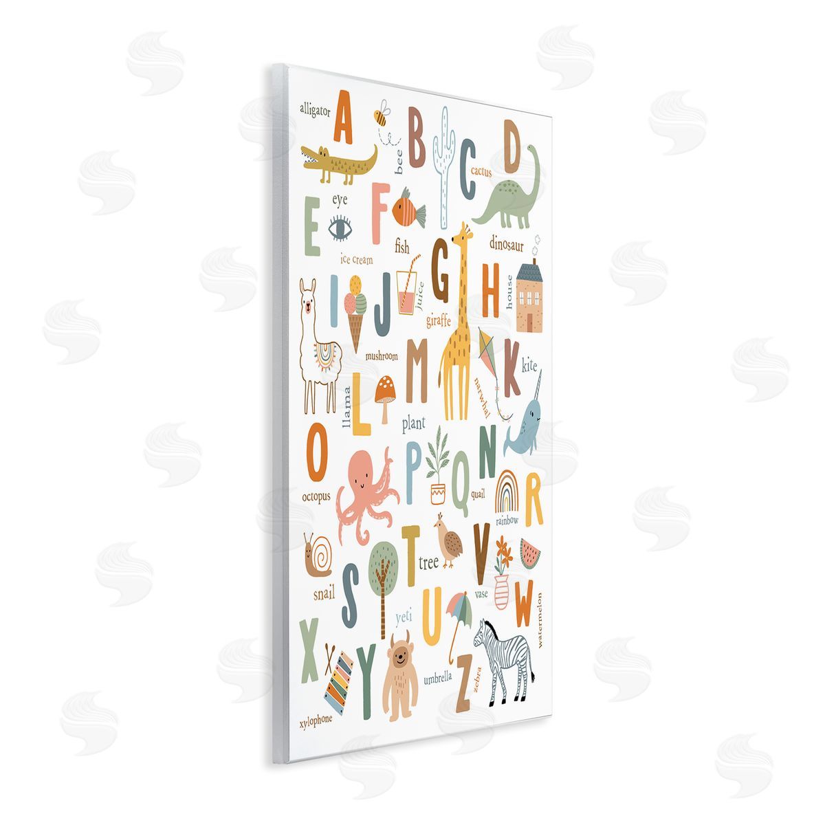 Nina Seven Fun Educational ABC Chart Cute Animals 