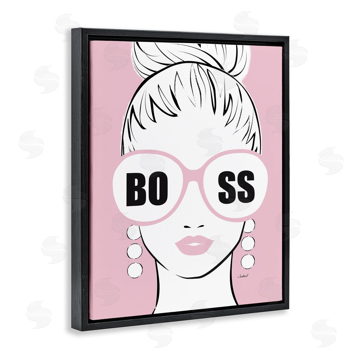 Martina Pavlova Boss Phrase Sunglasses Glam Female Pink Fashion