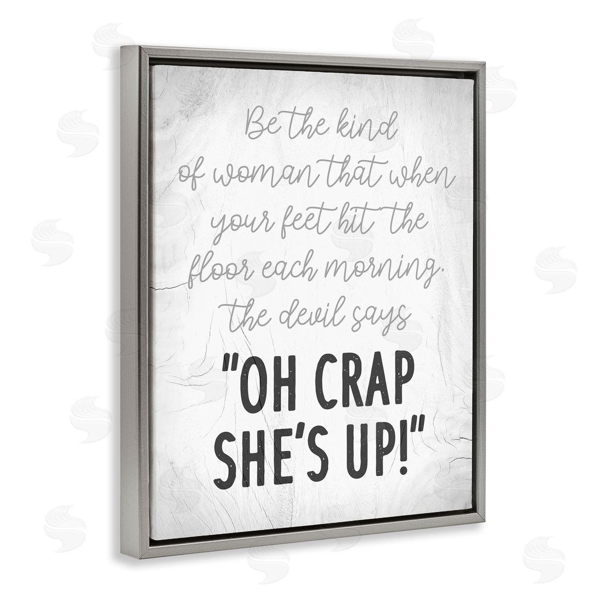 Stupell Studio That Kind of Woman Humorous Phrase Rustic Script
