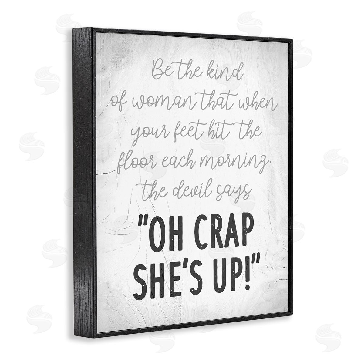 Stupell Studio That Kind of Woman Humorous Phrase Rustic Script