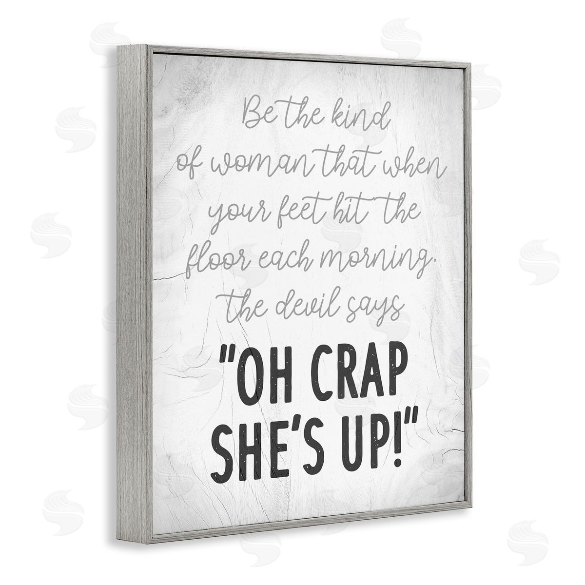 Stupell Studio That Kind of Woman Humorous Phrase Rustic Script