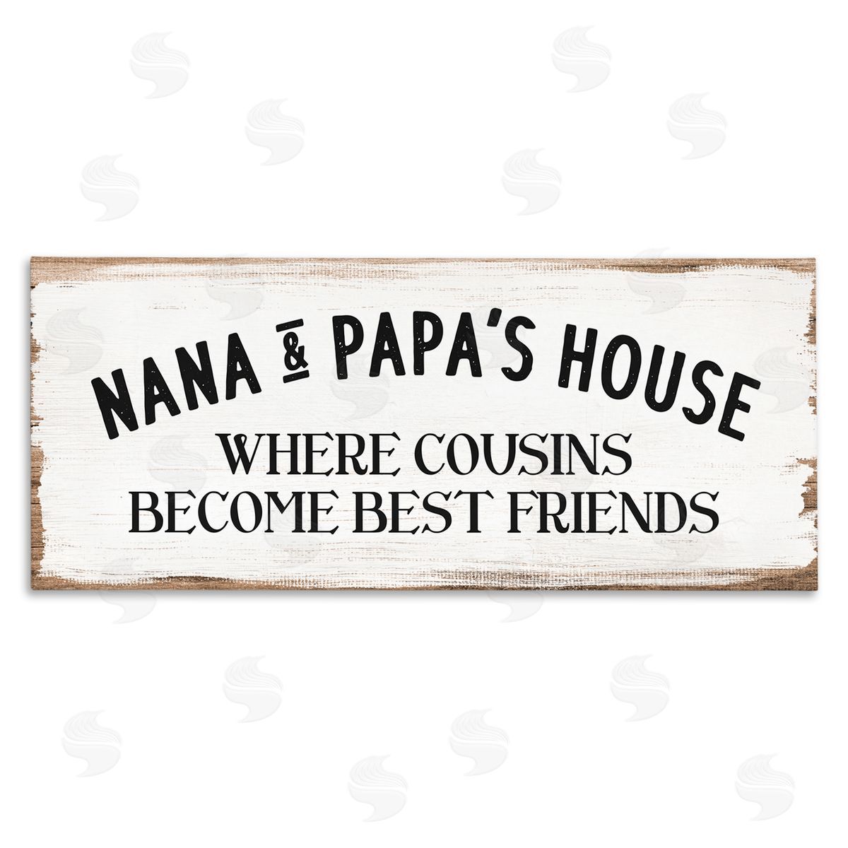 Stupell Studio Nana & Papa's House Greeting Traditional Family