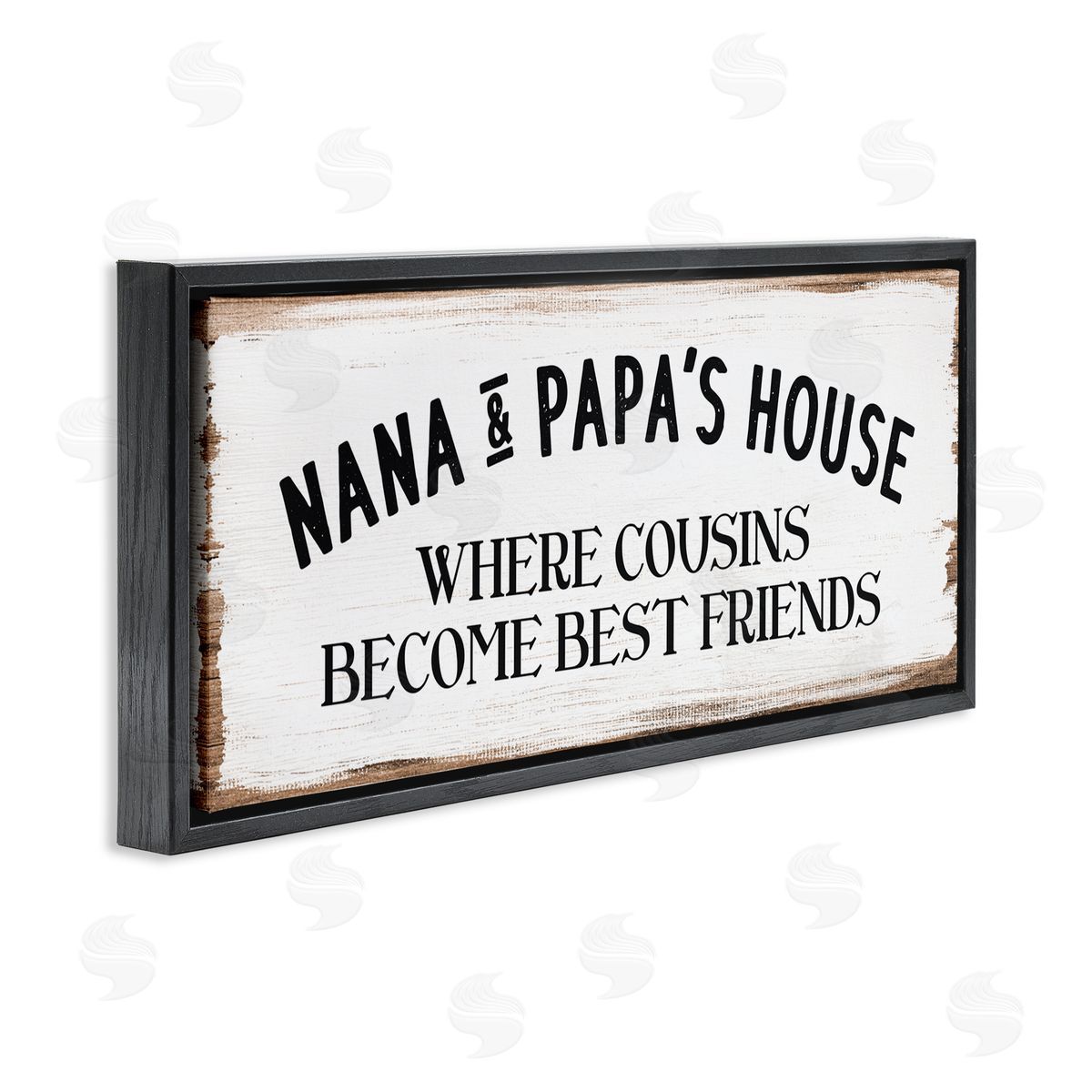 Stupell Studio Nana & Papa's House Greeting Traditional Family