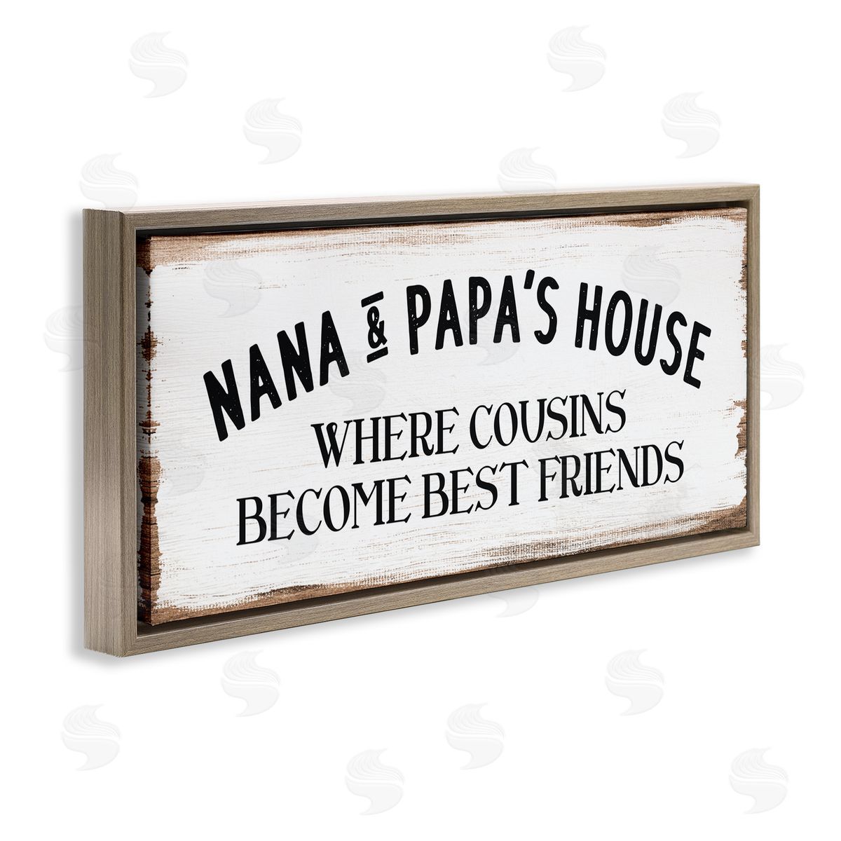 Stupell Studio Nana & Papa's House Greeting Traditional Family