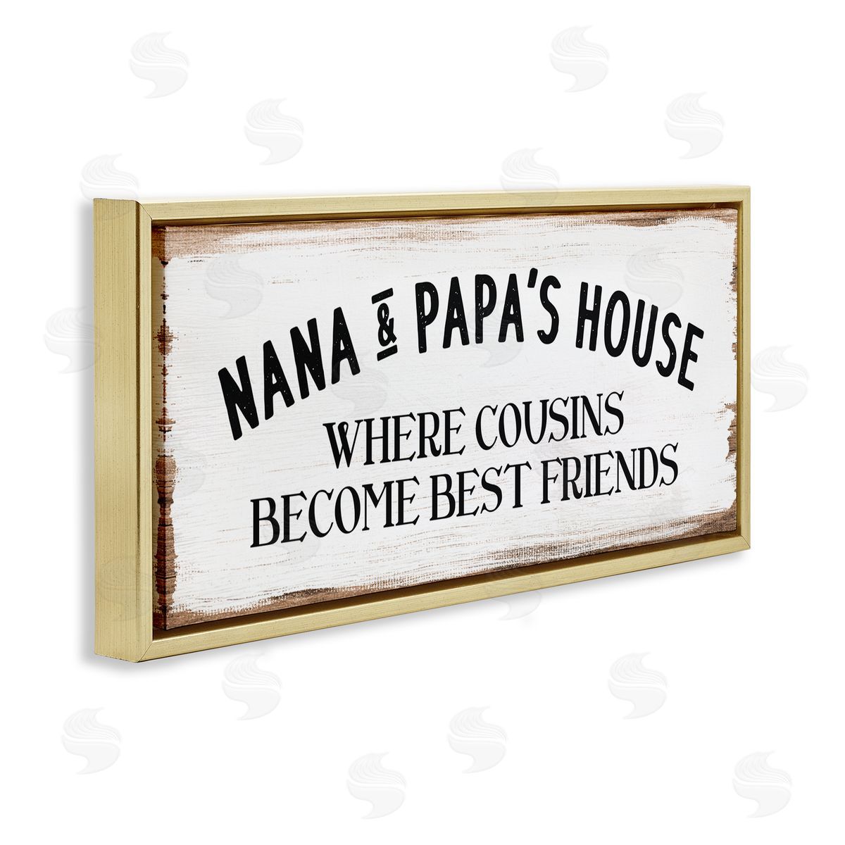 Stupell Studio Nana & Papa's House Greeting Traditional Family