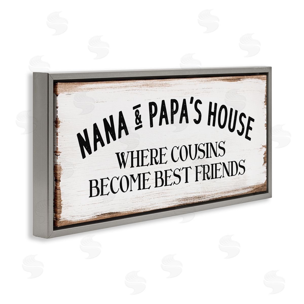 Stupell Studio Nana & Papa's House Greeting Traditional Family