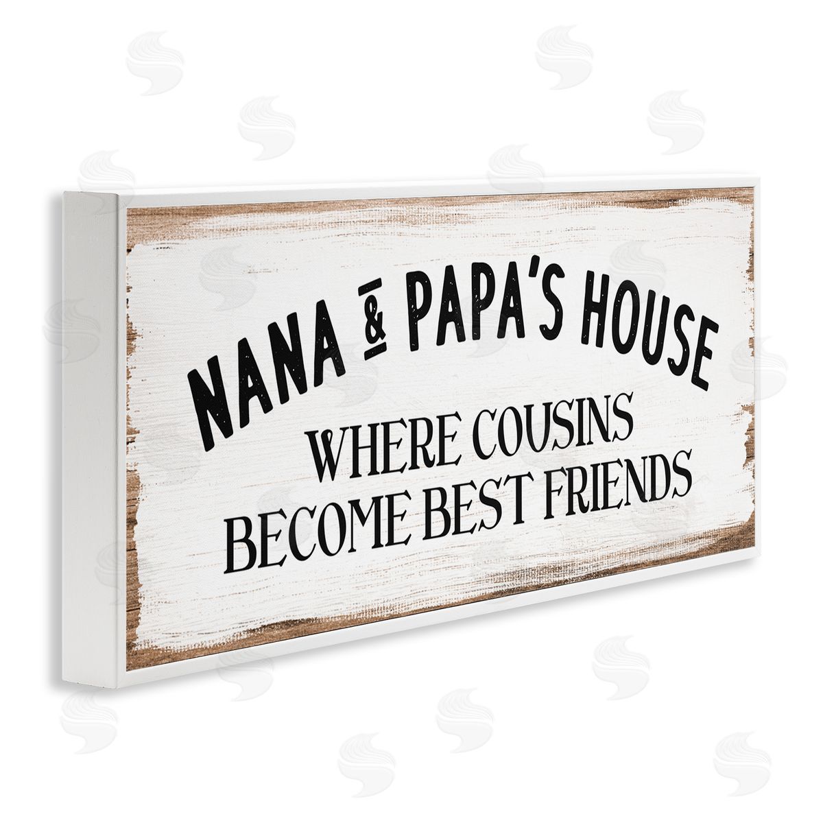 Stupell Studio Nana & Papa's House Greeting Traditional Family