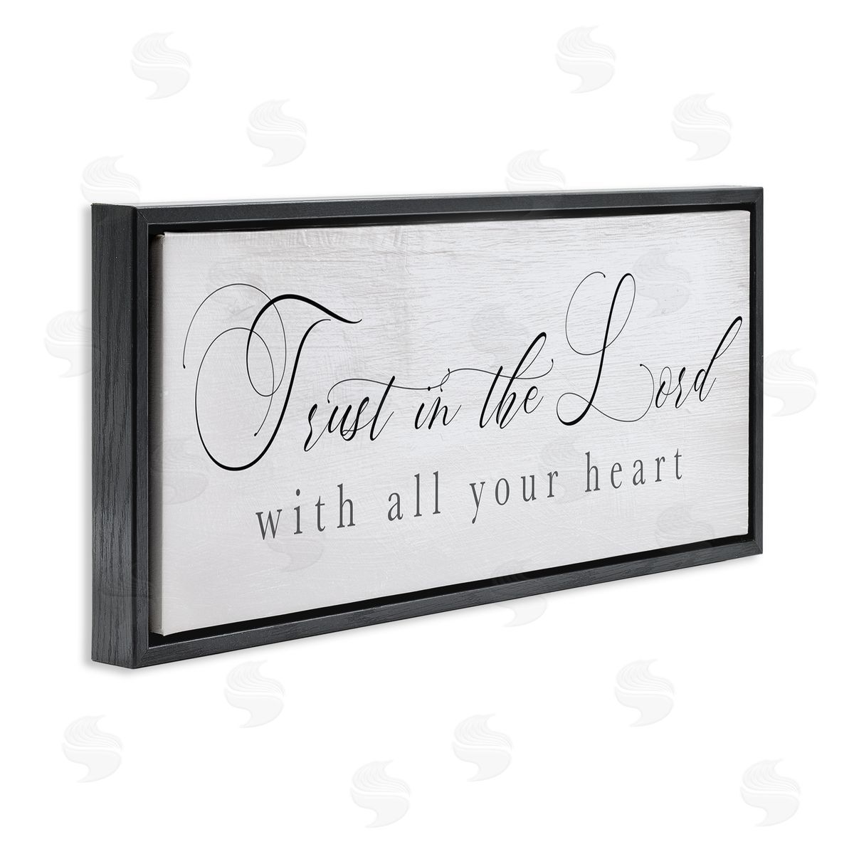 Stupell Studio Trust In The Lord Phrase Uplifting Rustic Sentiments
