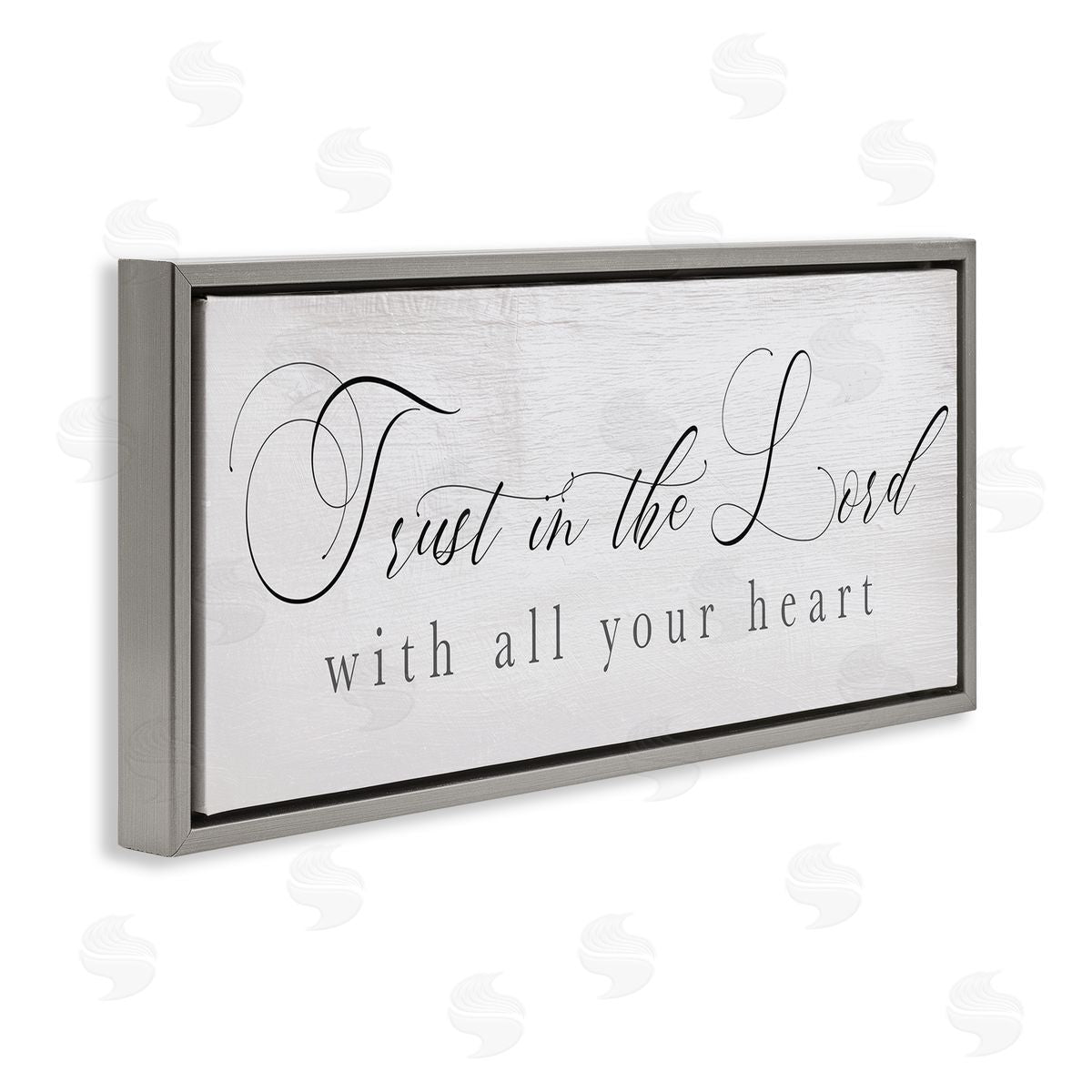 Stupell Studio Trust In The Lord Phrase Uplifting Rustic Sentiments