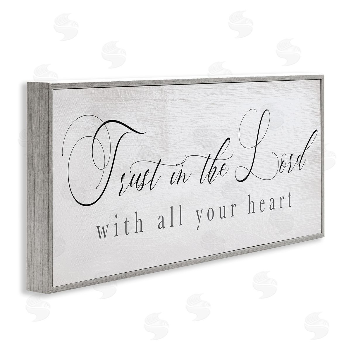 Stupell Studio Trust In The Lord Phrase Uplifting Rustic Sentiments