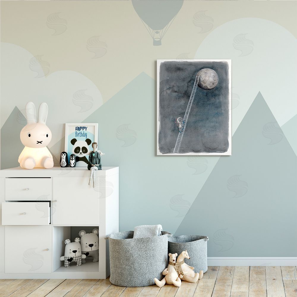 Rachel Nieman Astronaut Ladder To Moon Humorous Space Exploration