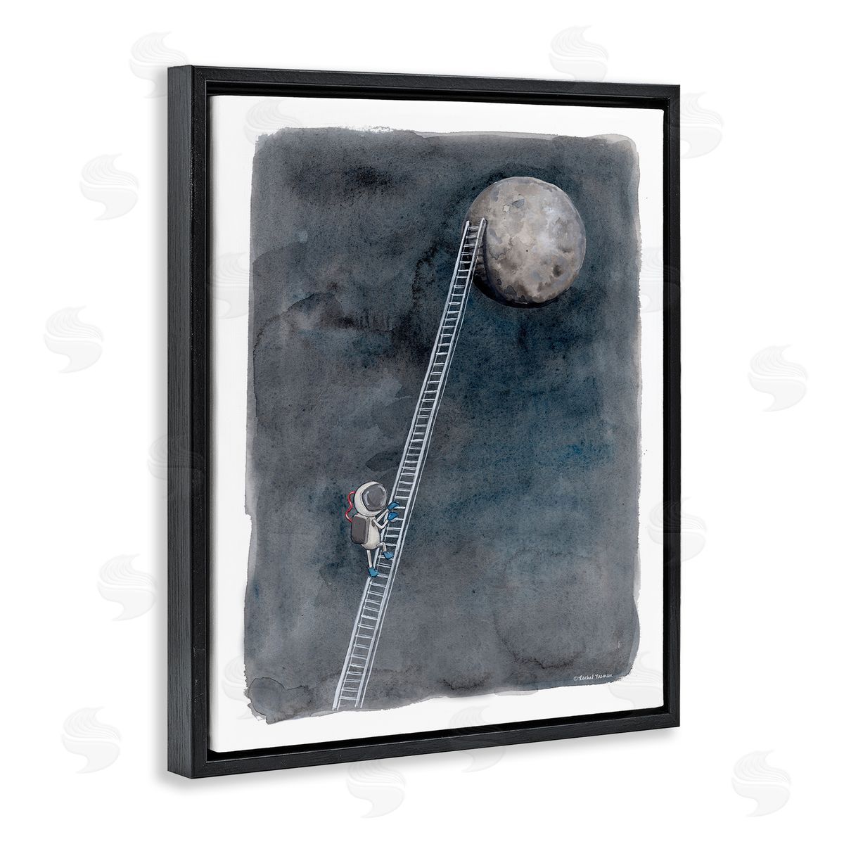 Rachel Nieman Astronaut Ladder To Moon Humorous Space Exploration