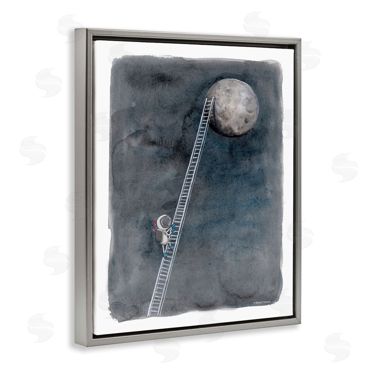 Rachel Nieman Astronaut Ladder To Moon Humorous Space Exploration