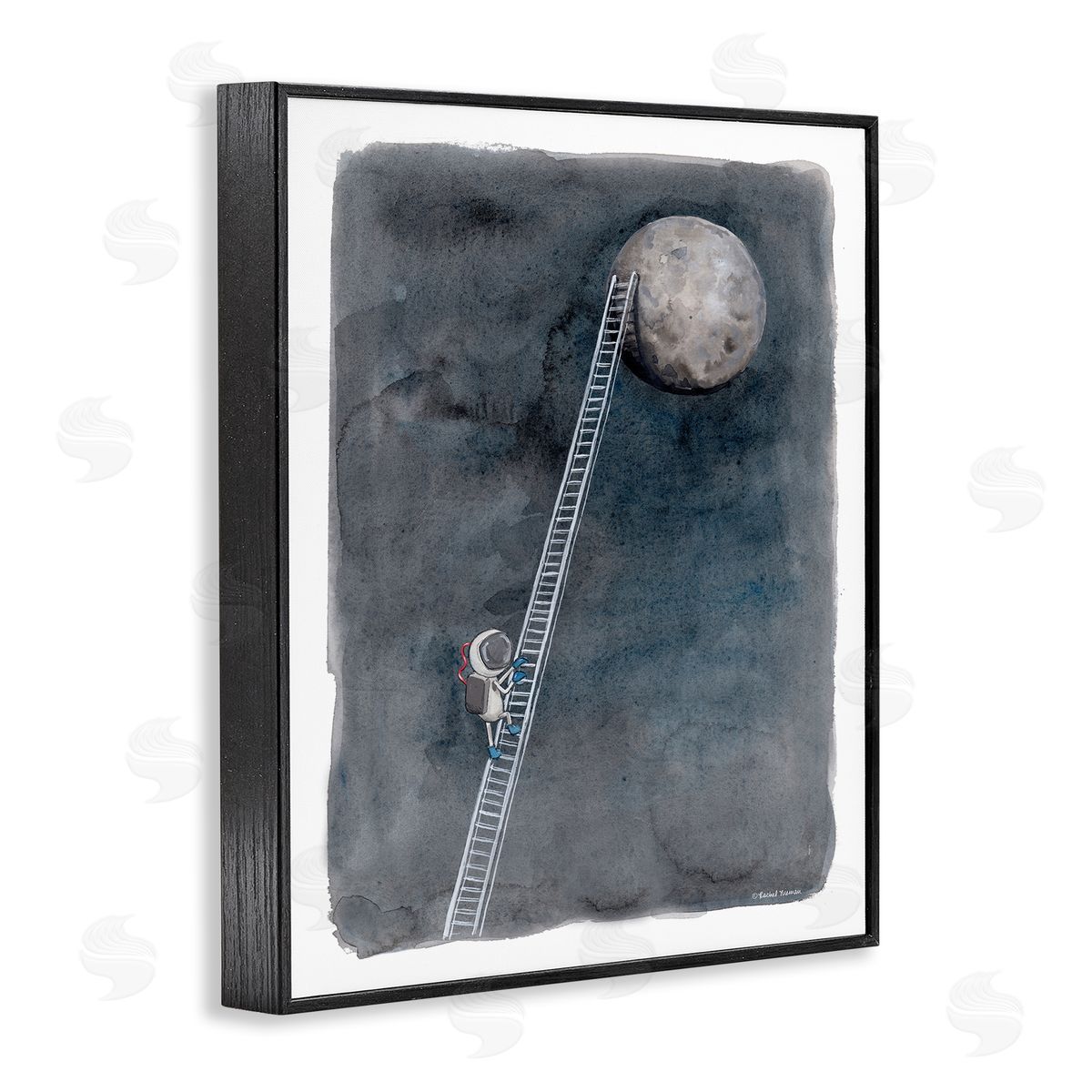 Rachel Nieman Astronaut Ladder To Moon Humorous Space Exploration