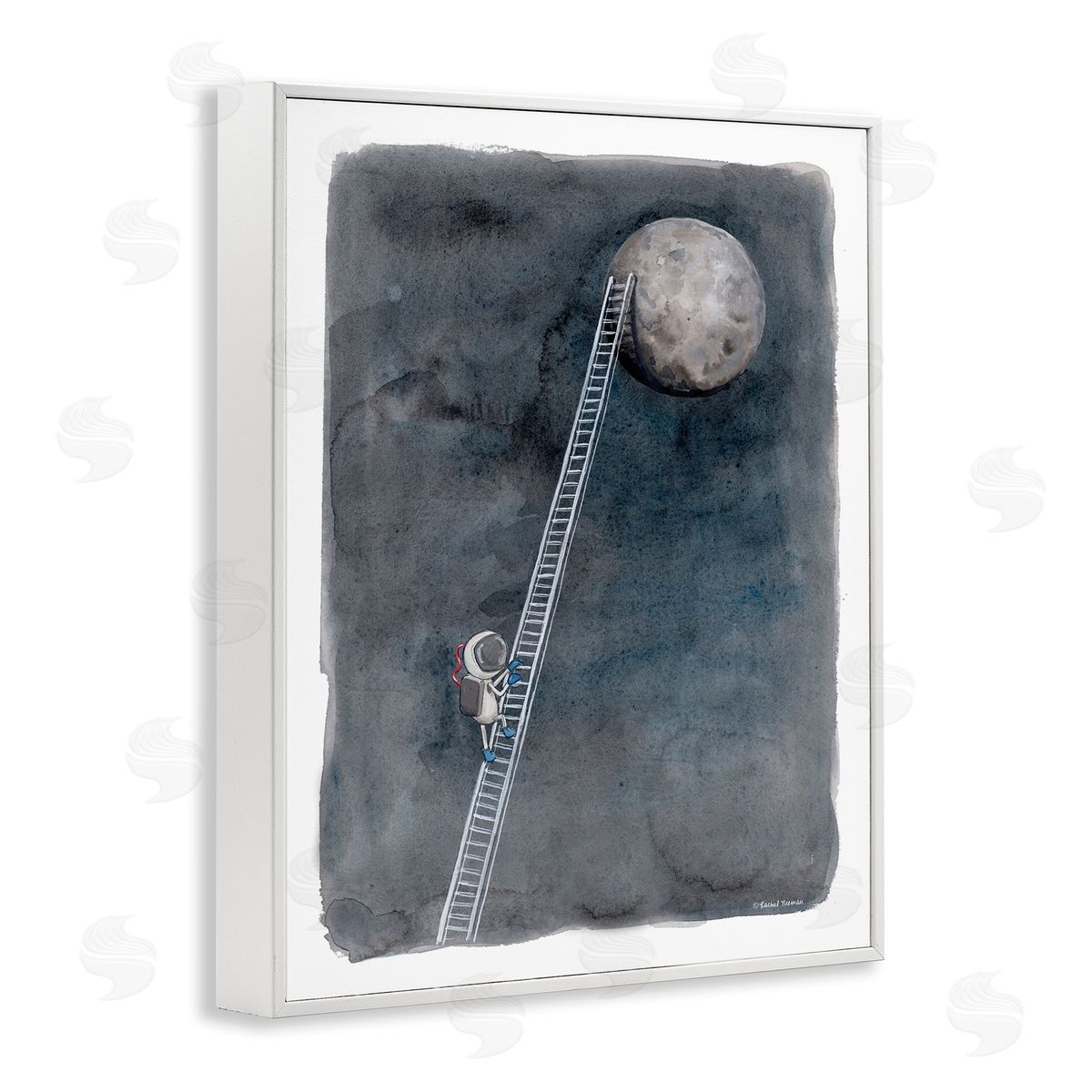 Rachel Nieman Astronaut Ladder To Moon Humorous Space Exploration