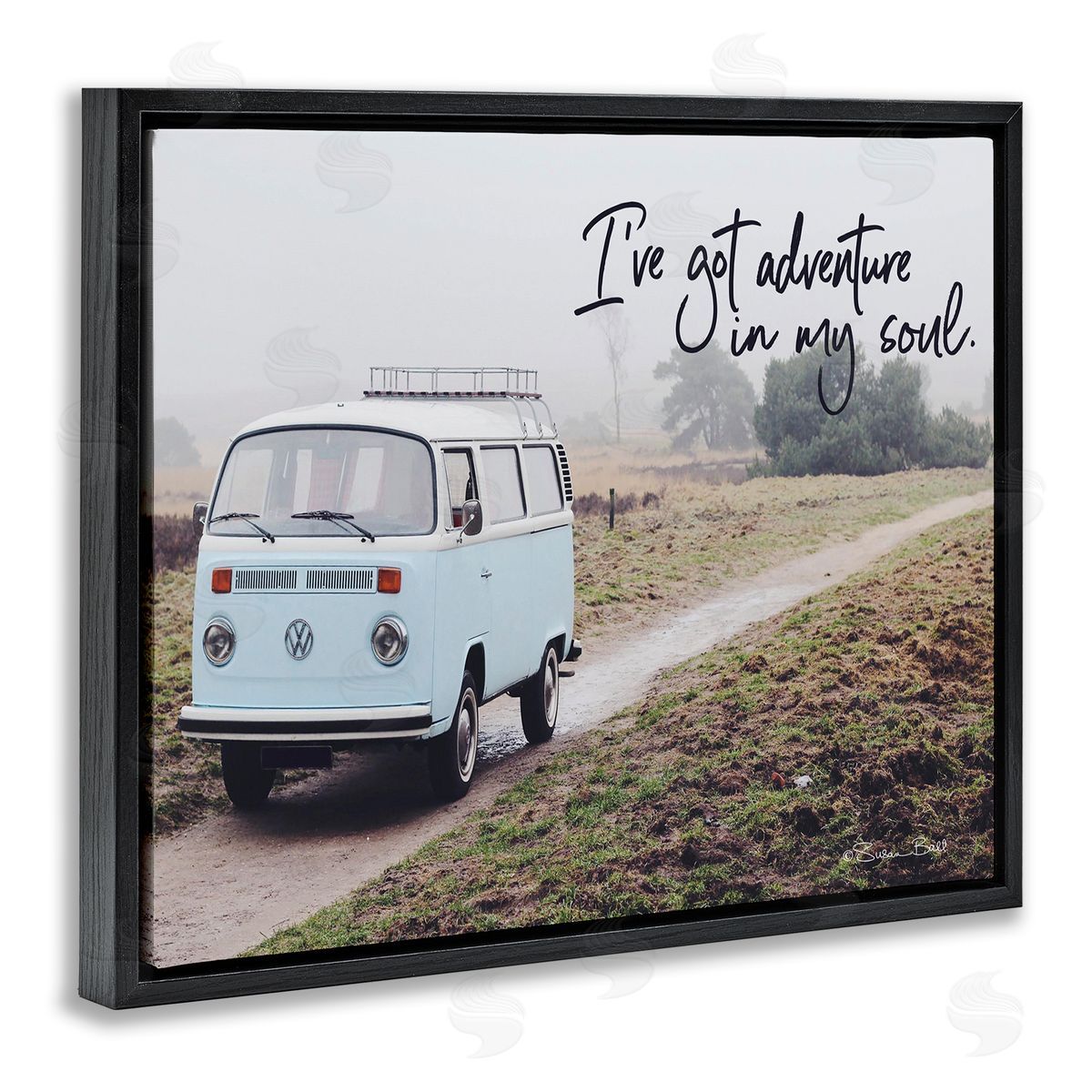 Susan Ball Adventure In My Soul Phrase Retro Bus Road