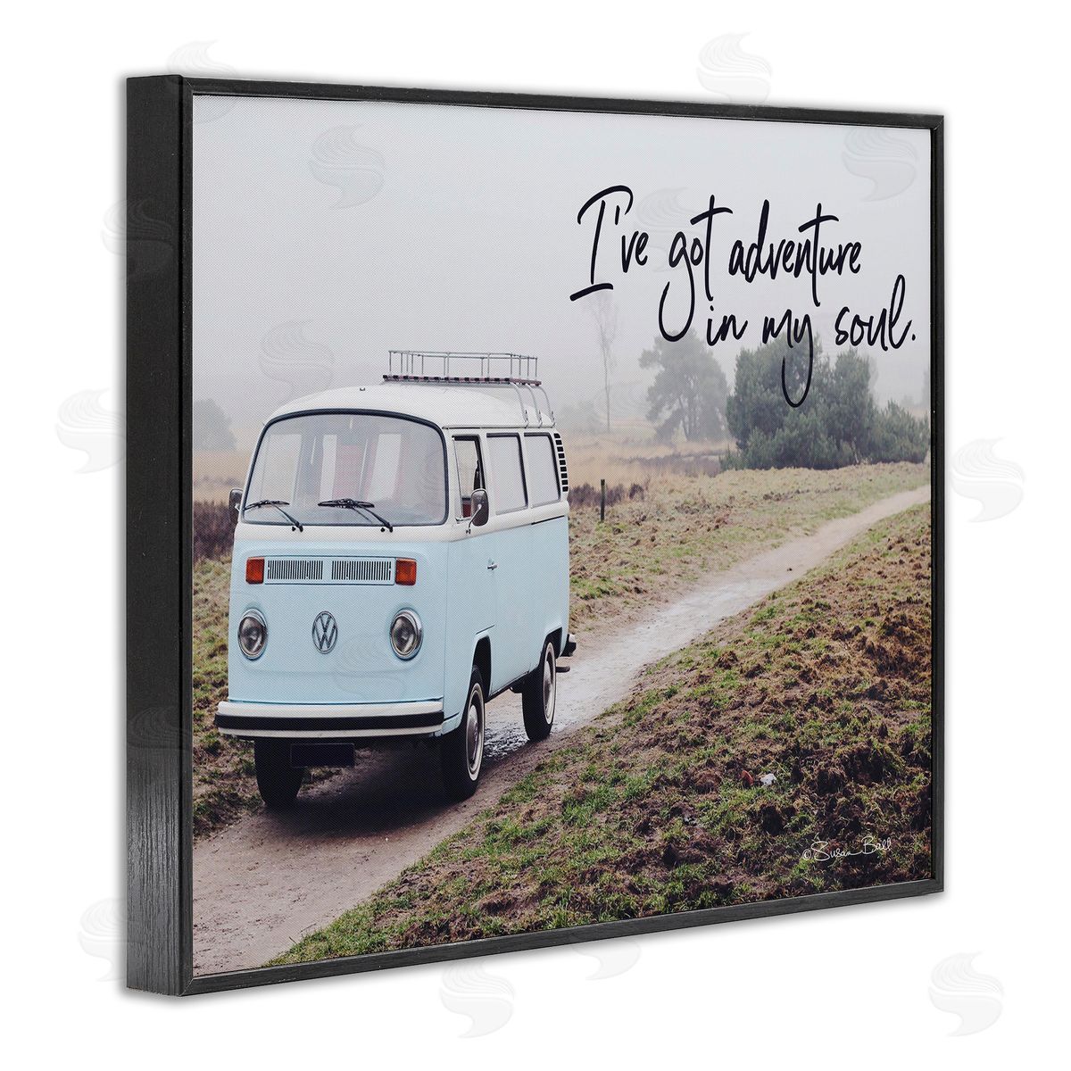 Susan Ball Adventure In My Soul Phrase Retro Bus Road