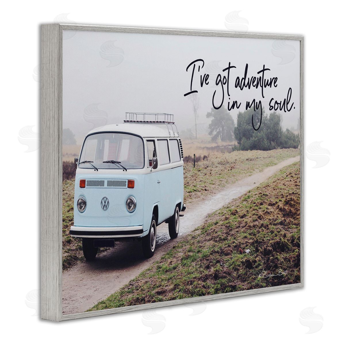 Susan Ball Adventure In My Soul Phrase Retro Bus Road