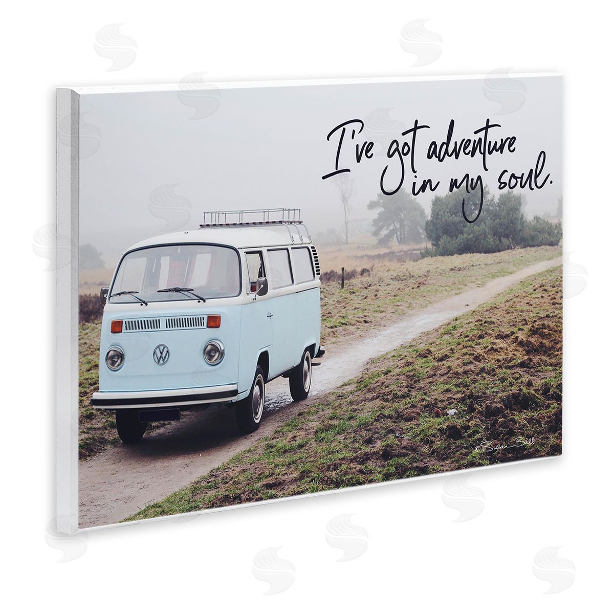 Susan Ball Adventure In My Soul Phrase Retro Bus Road