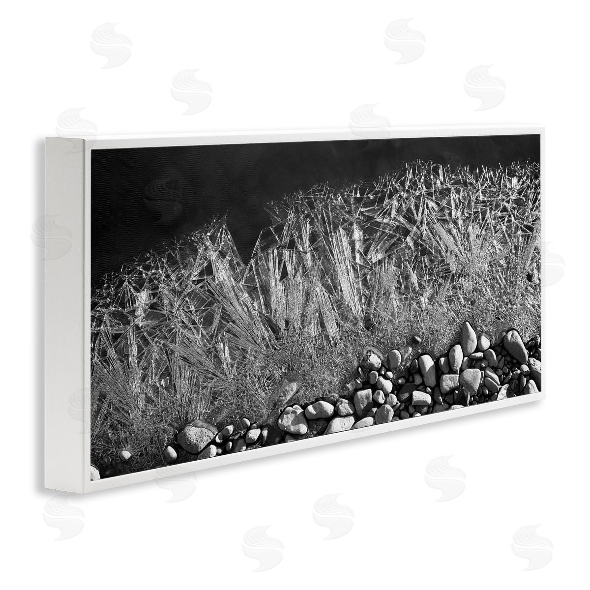 Janice Gaynor fr_sideozen Water Crystals Nautical Coast Black White