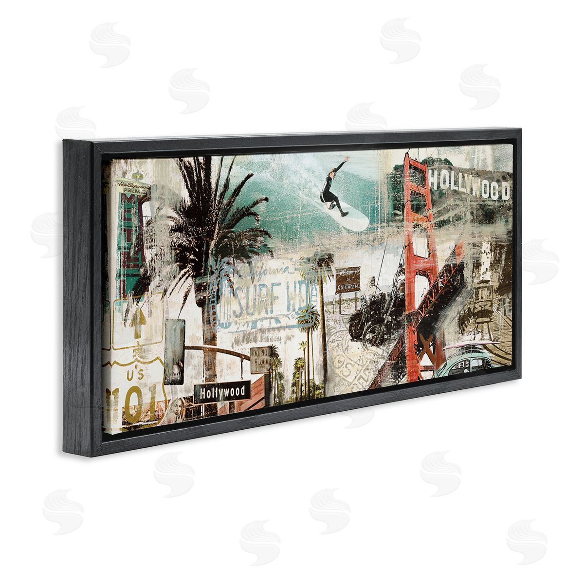 Tyler Burke Vintage California Collage Urban City Landmarks