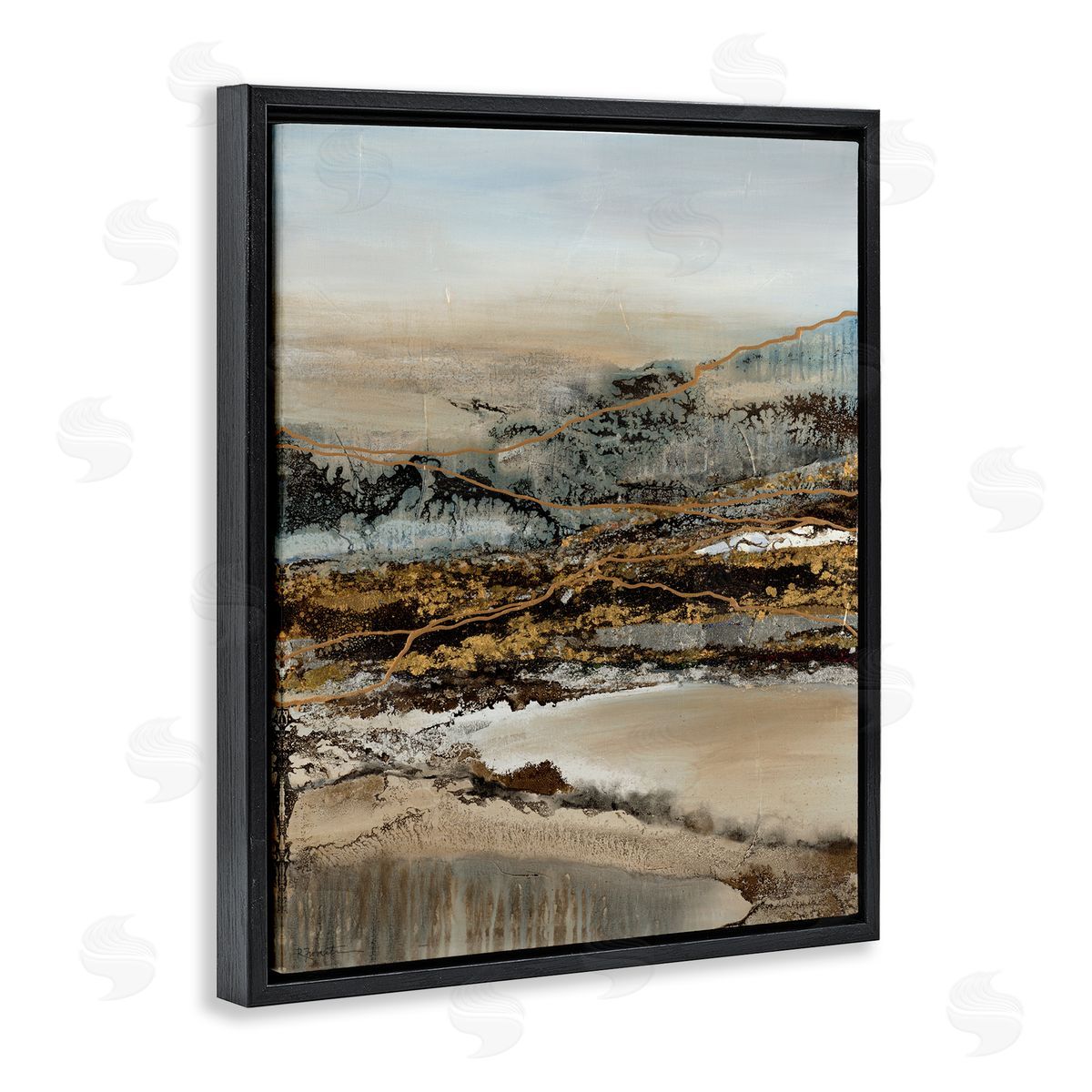 Ruth fr_sideomstein Abstract Snowy Mountain Range Detailed Linework