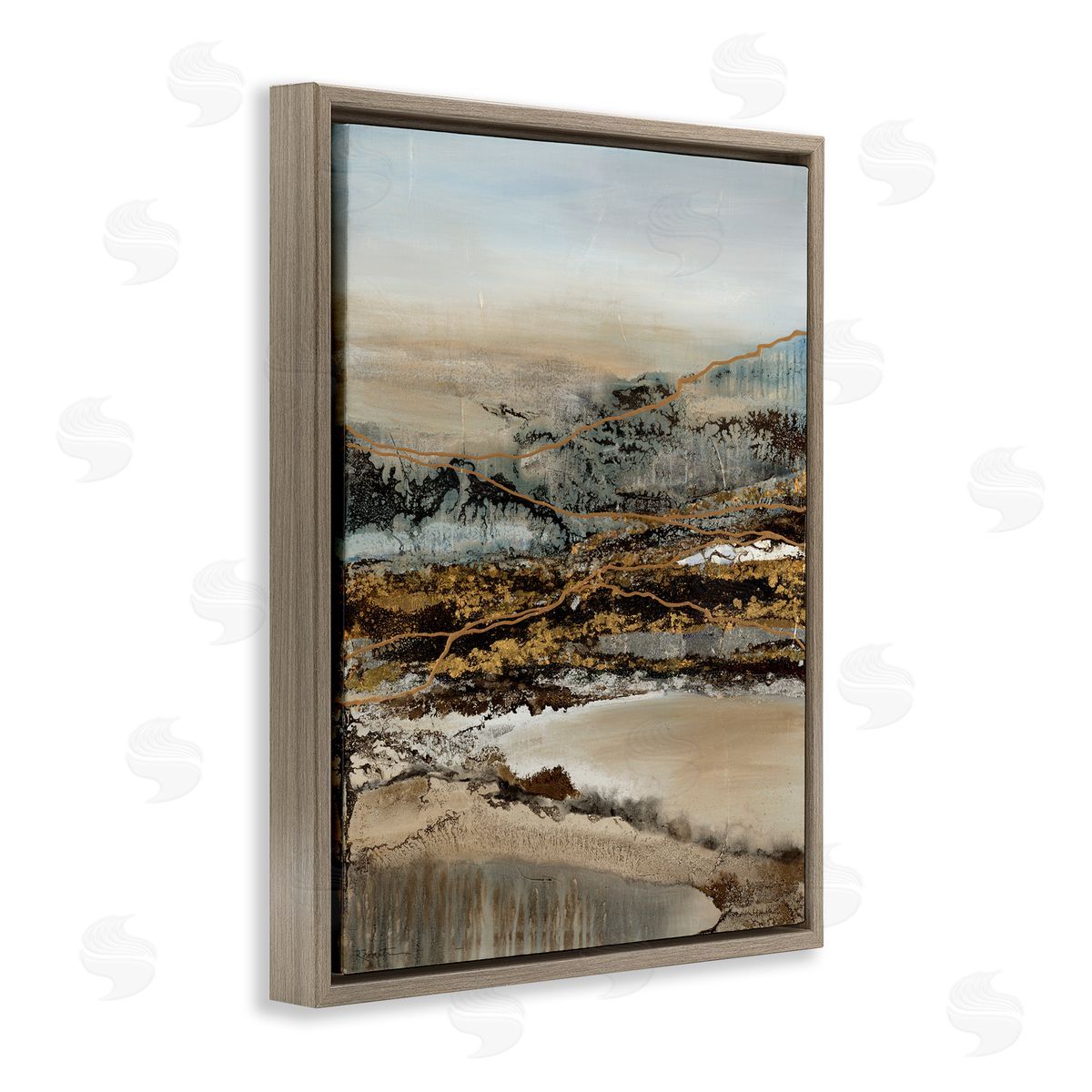 Ruth fr_sideomstein Abstract Snowy Mountain Range Detailed Linework