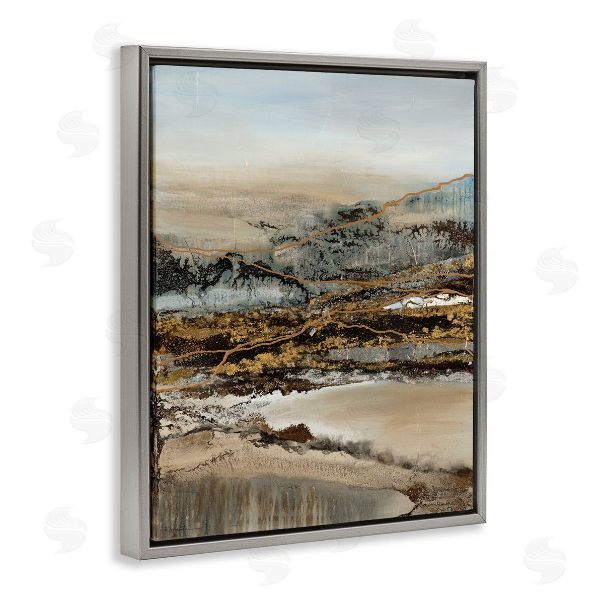 Ruth fr_sideomstein Abstract Snowy Mountain Range Detailed Linework