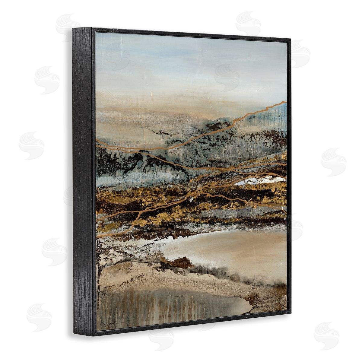 Ruth fr_sideomstein Abstract Snowy Mountain Range Detailed Linework