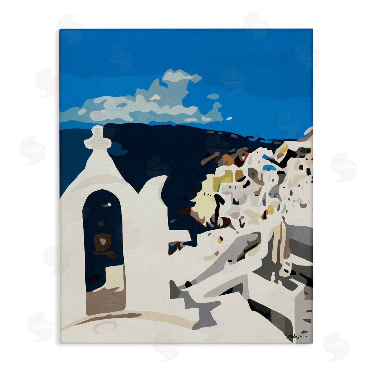 Beth Ann Lawson Traditional Coastal Architecture Cityscape Abstraction