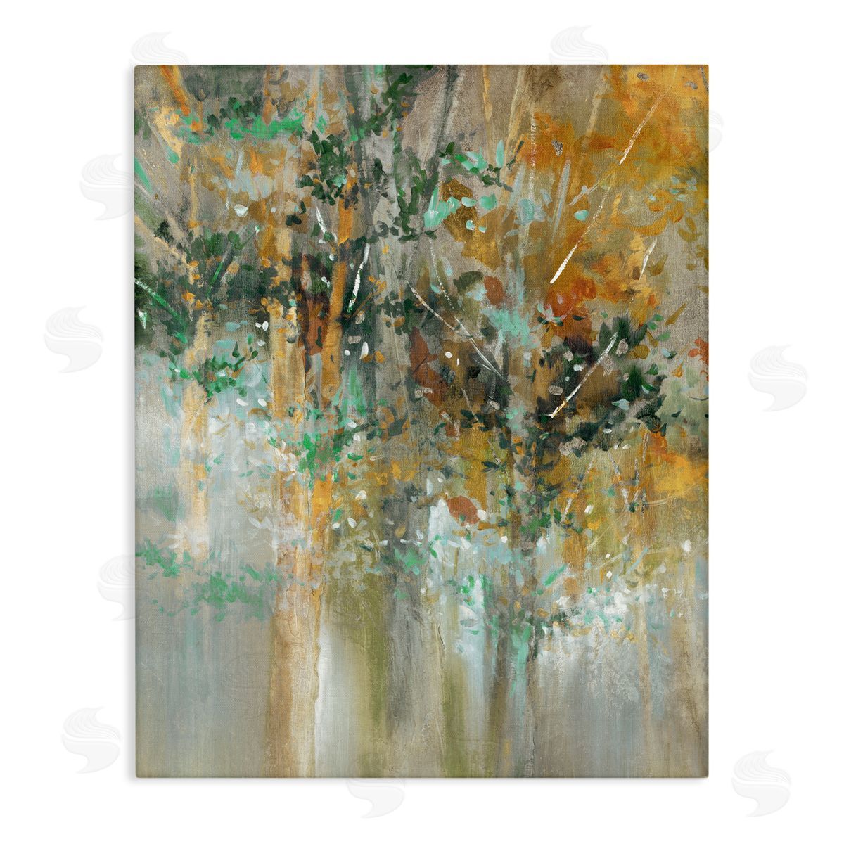 K. Nari Magical Woods Landscape Surreal Trees Green Leaves