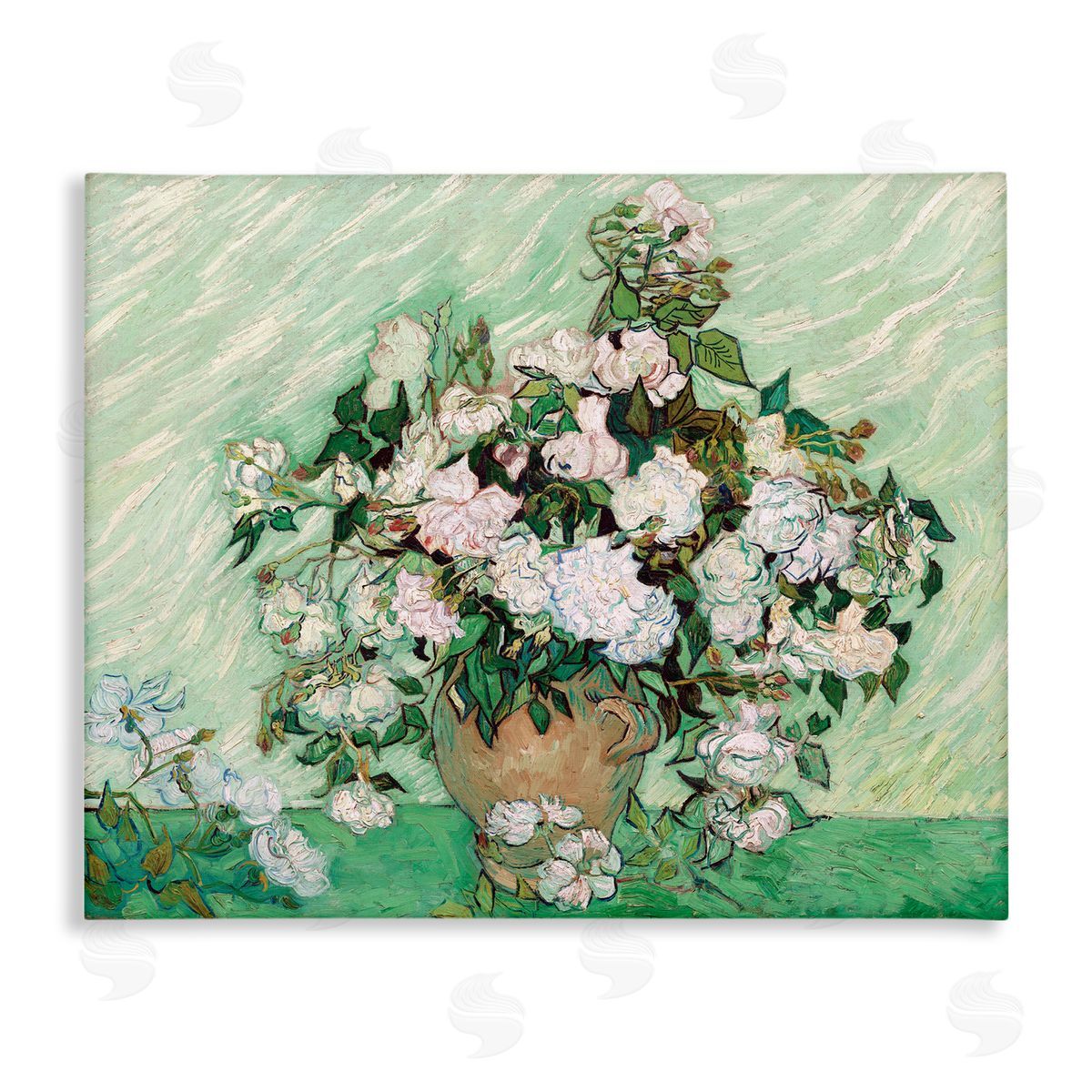 Vincent Van Gogh Impressionist Arrangement of Chrysanthemums Traditional Painting