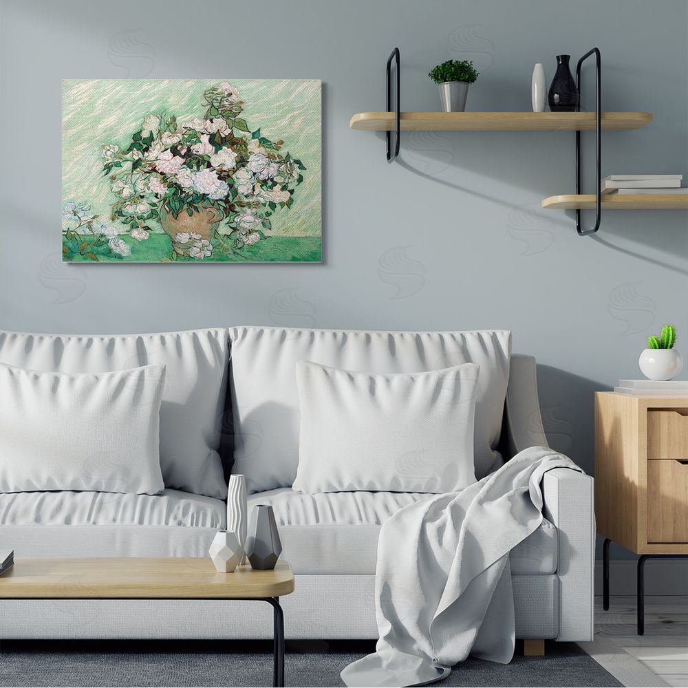Vincent Van Gogh Impressionist Arrangement of Chrysanthemums Traditional Painting
