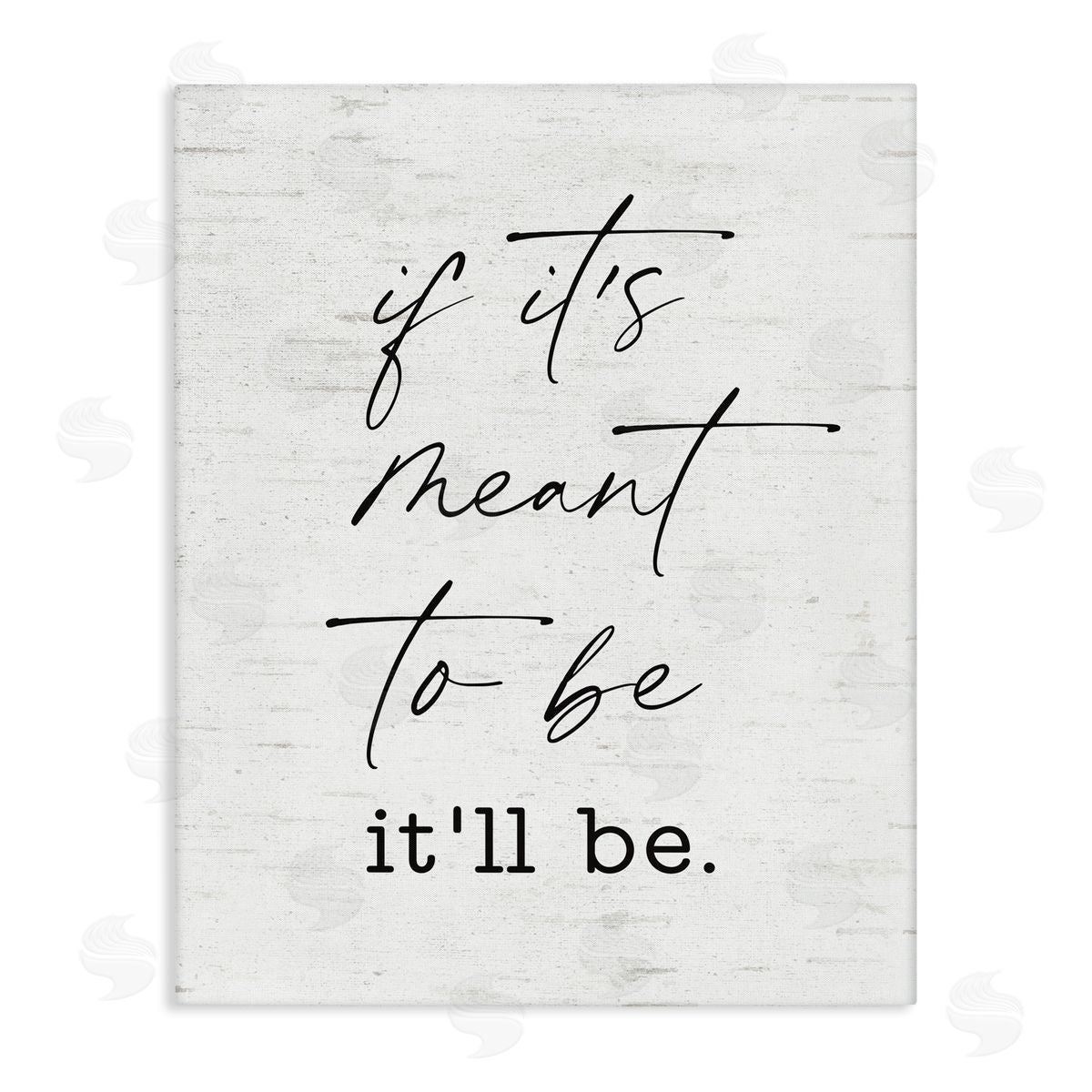 Lettered and Lined Meant To Be Motivational Quote Charming Script 