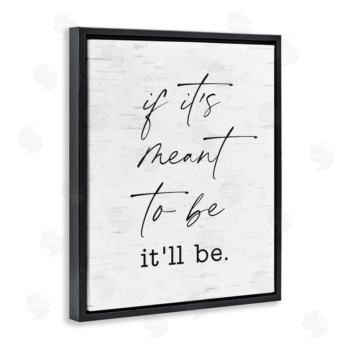 Lettered and Lined Meant To Be Motivational Quote Charming Script 