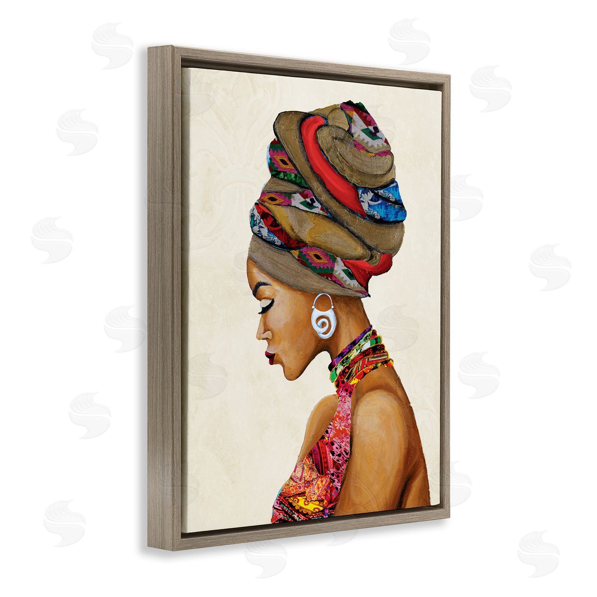 Gina Ritter Woman Wearing Traditional Afr_sideican Fashion Headwrap 