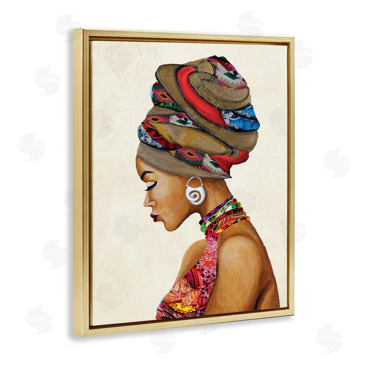 Gina Ritter Woman Wearing Traditional Afr_sideican Fashion Headwrap 